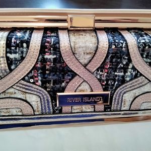 River island hand wallet multicolor beautiful details